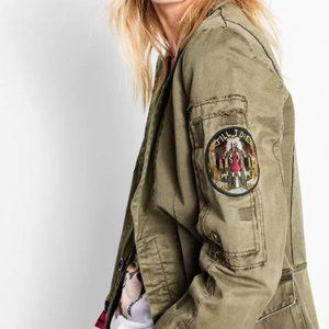 Zadig & Voltaire Virginia Grunge Military Jacket